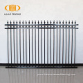 spear top metal tubular wrought iron fence panel